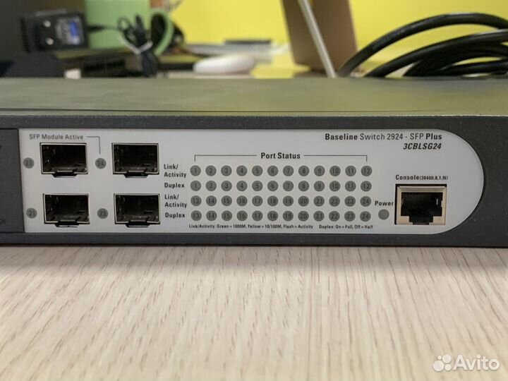Управляемый свитч 3com 2924 SFP Plus