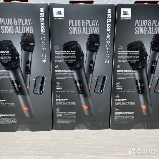 Беспроводные микрофоны JBL-2шт