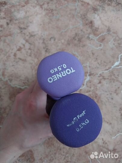 Гантели 0.5 кг 2шт