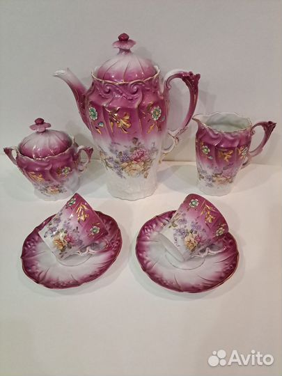 Антикварный сервиз чайный. Гарднер Европа