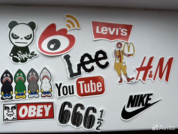 Наклейки стикеры Виниловые