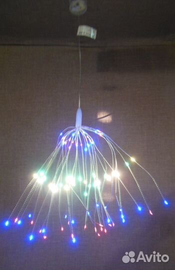 Гирлянда фейерверк на батарейках