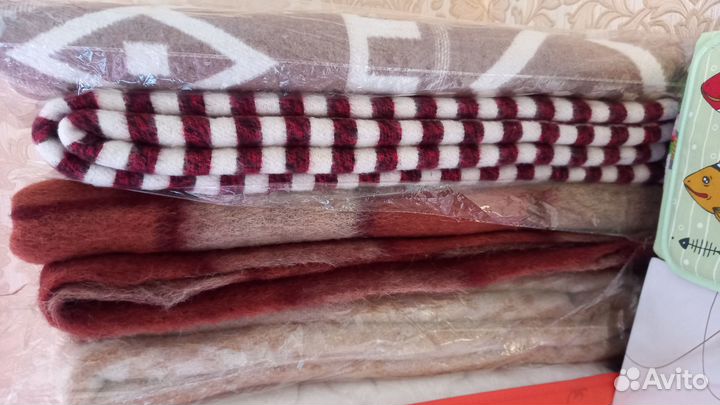 Одеяла байковые и армейские