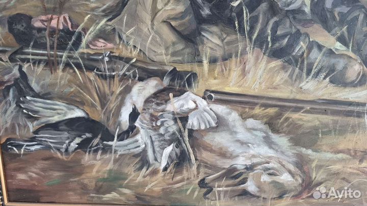 Картина Охотники на привале