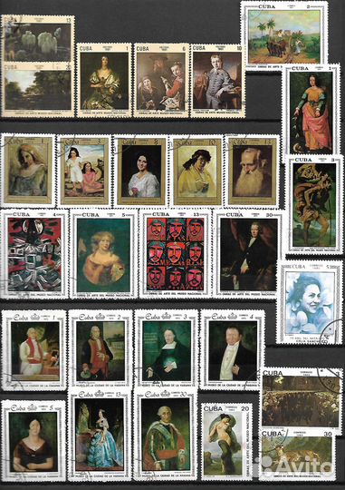 Марки Живопись, искусство и др. Часть 3