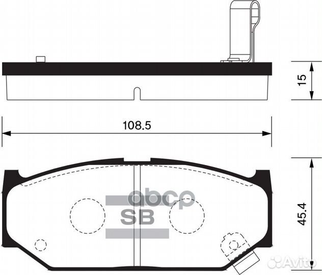 Колодки тормозные дисковые передние Серия:HI-Q