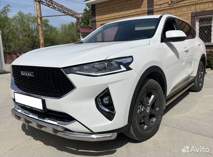 Haval F7, F7X 2019 Защита переднего бампера