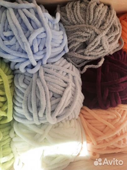 Пряжа для вязания плюшевая Himalaya dolphin baby