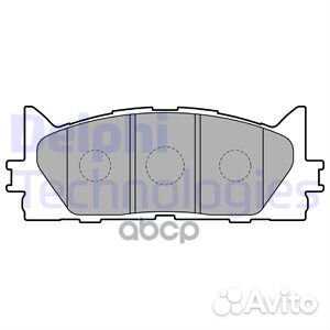 Колодки тормозные дисковые перед LP2169 Delphi