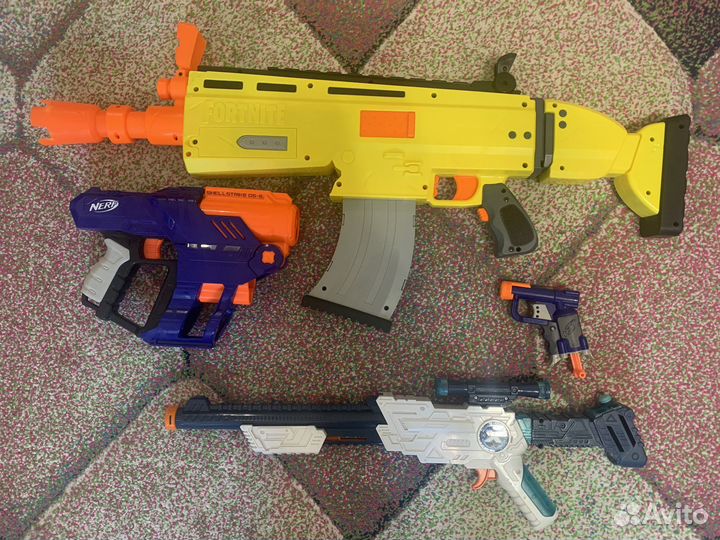 Бластеры nerf и X - Shot