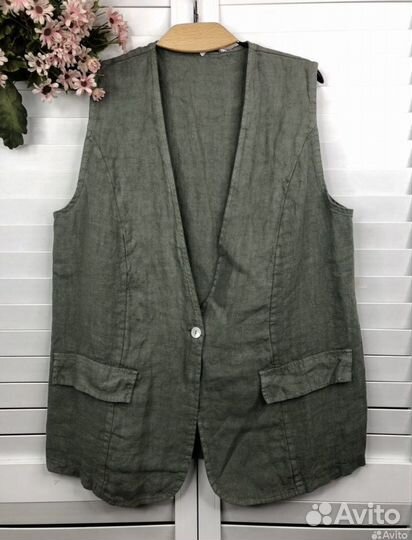Жилет женский,лен
