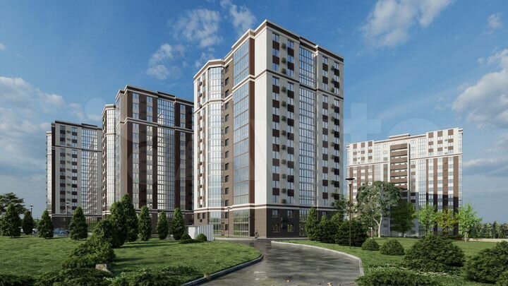 1-к. квартира, 43,3 м², 14/14 эт.