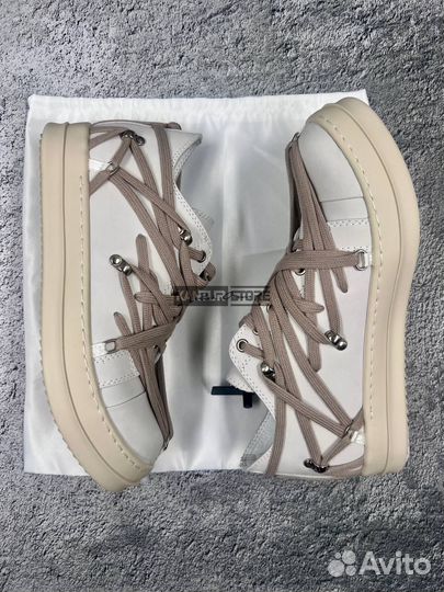 Кеды Rick Owens Moncler