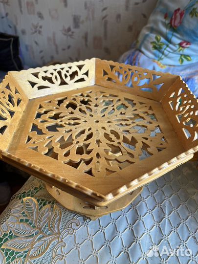 Ваза деревянная