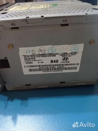 Штатная магнитола хендай Санта фе 2004 года