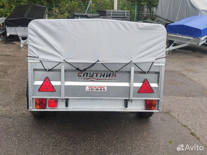 Прицеп Спутник Zn 1912/37 низкий тент