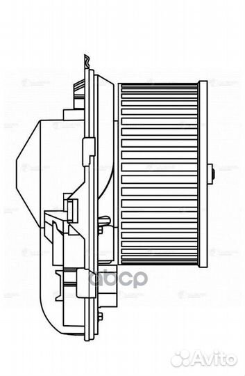 Э/вентилятор отоп. для а/м VW Passat B5 (96) /A