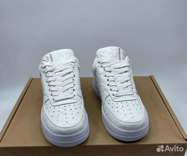 Nike Louis Vuitton x Air Force Triple White (Найк)