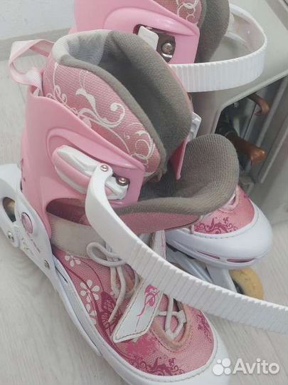 Роликовые коньки детские раздвижные