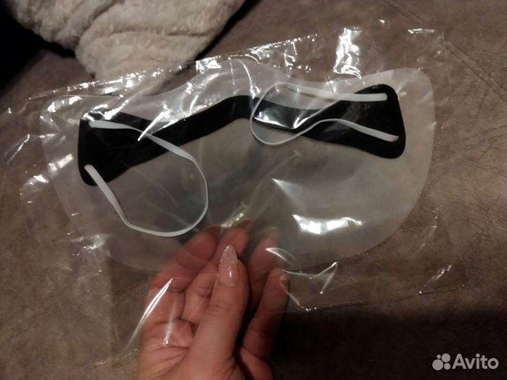 Маска прозрачная, защитная