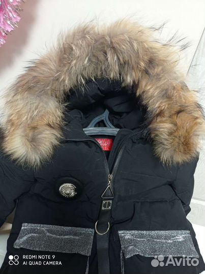 Пальто для девочки зимнее 8-10 л