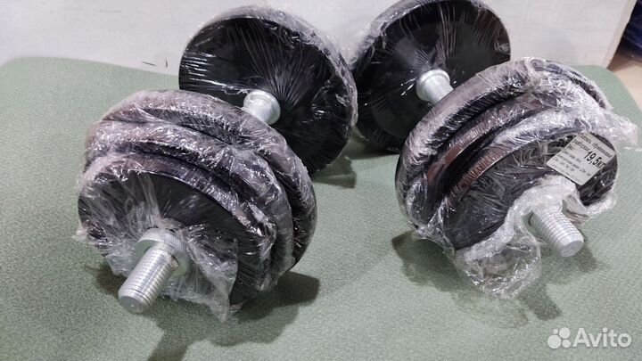 Гантели обрезиненные 39кг