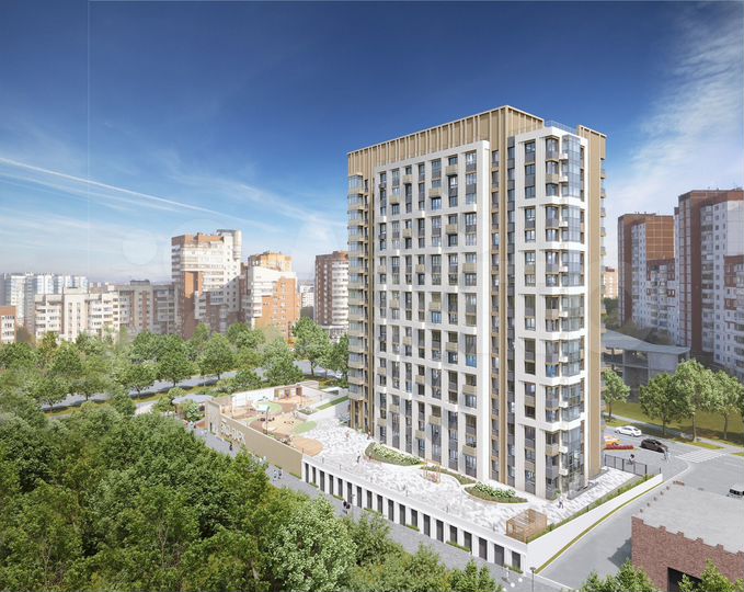 3-к. квартира, 75,2 м², 11/16 эт.