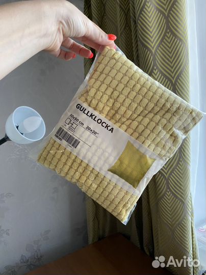 Чехол на подушку IKEA gullklocka