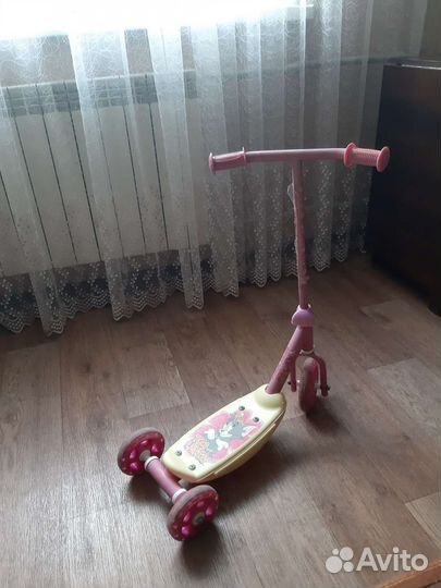 Самокат детский трехколесный бу