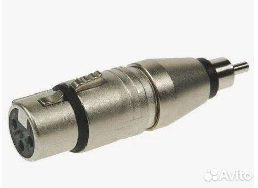 Переходник Neutrik XLR (мама) - RCA (папа)