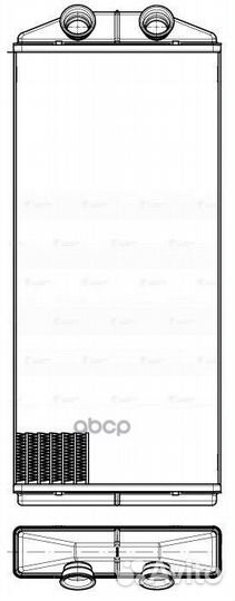 Радиатор отопителя LRh 2102 luzar