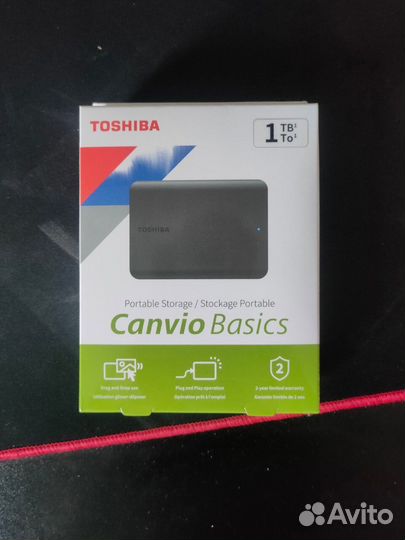 Внешний жесткий диск Toshiba Canvio Basics 1TB