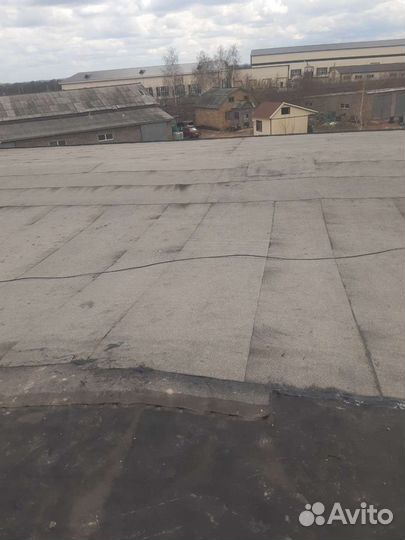 Ремонт кровли крыши гаражей