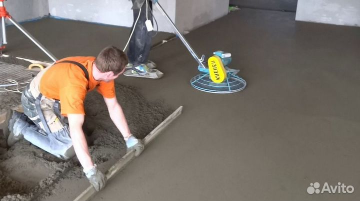 Полусухая стяжка пола, стяжка пола