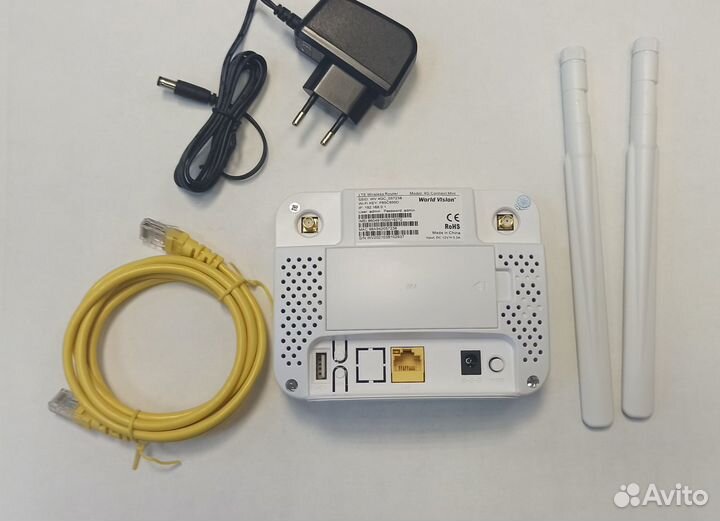 WiFi-роутер WV 4G mini с модемом и антеннами новый