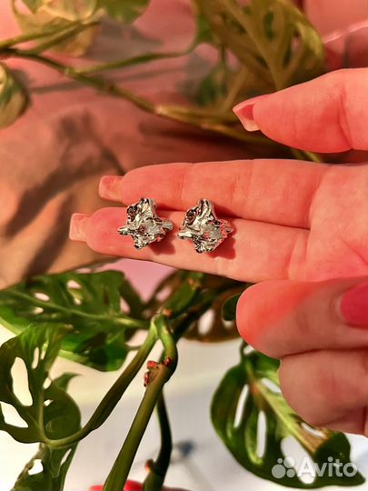 Серебряные серьги