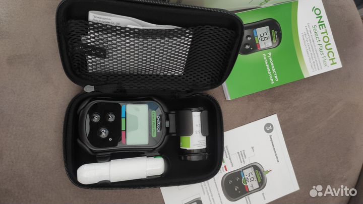 Глюкометр + полный комплект one touch select plus