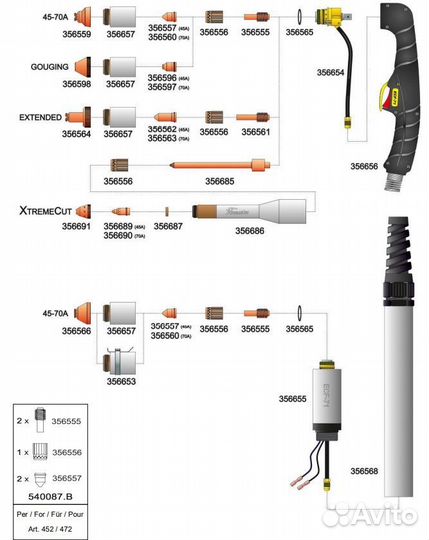 Плазморез Cebora - Elettro plasma 735 LCD