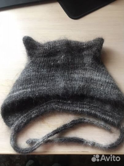 Пуховые шапочки на малышей