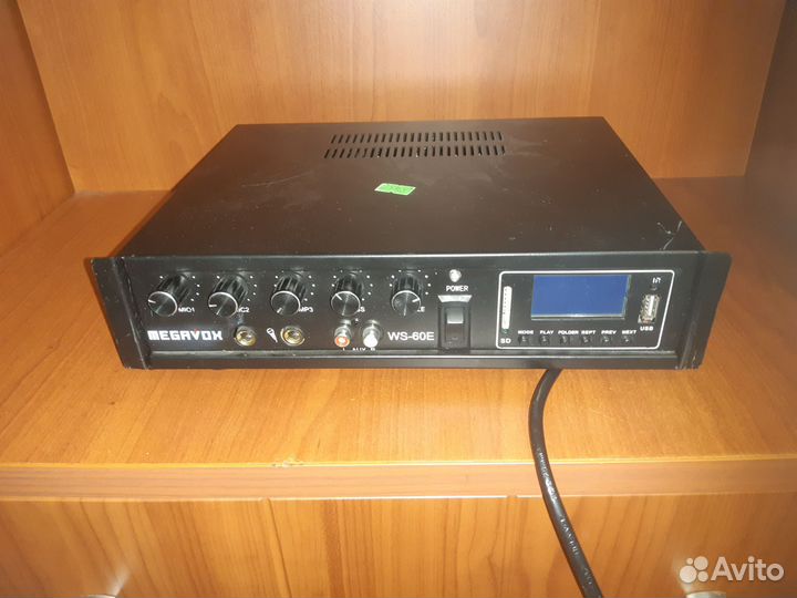 Трансляционный усилитель Megavox ws-60e