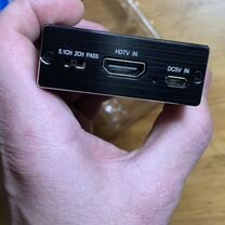 Hdmi + аудио конвертер