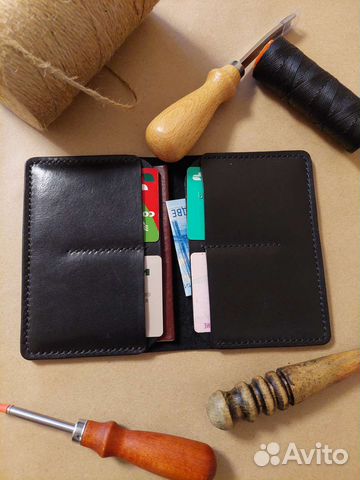 Обложка для документов натуральная кожа