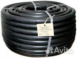 Шланг для полива черный резиновый 3/4 D18мм, L-25м