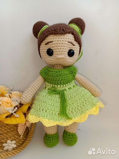Вязанные игрушки ручная работа пчёлка, мишка