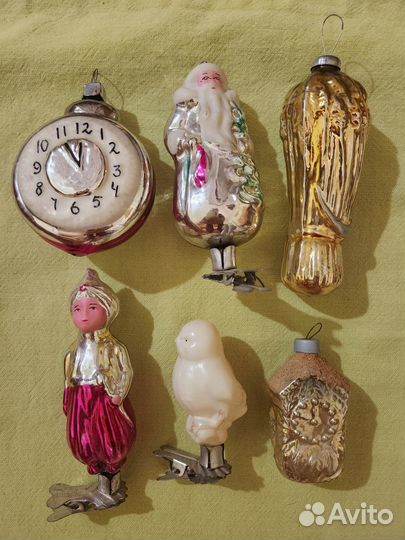 Елочные игрушки СССР