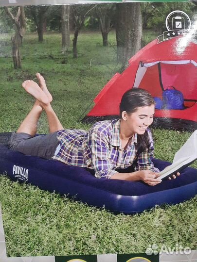 Анатомический надувной матрас кровать