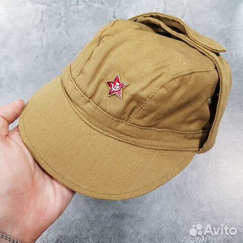 Кепка Афганка песок красная звезда (оригинал СССР)