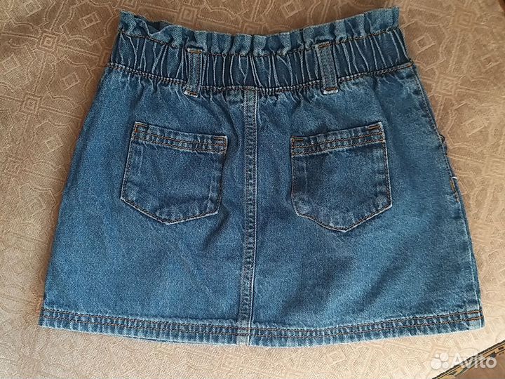 Джинсовая юбка mothercare 140