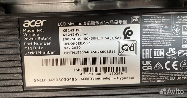 Монитор Acer 24