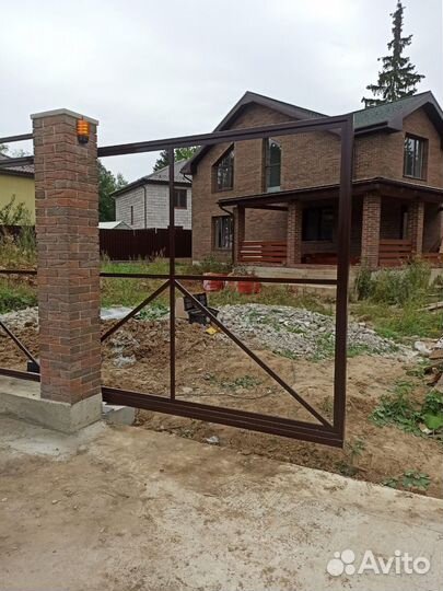 Откатные ворота под ключ